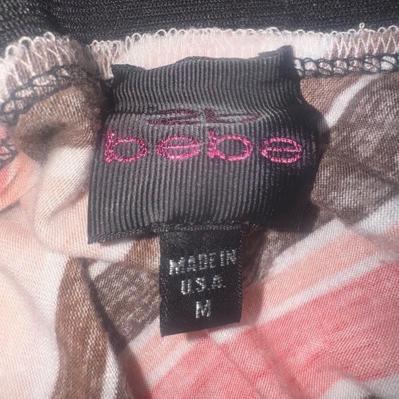 Bebe Multicolor Strapless Top - Picture 3 of 3